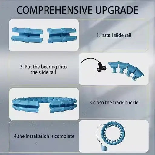 Weighted Hula Hoop Ring – Smart Fitness Equipment