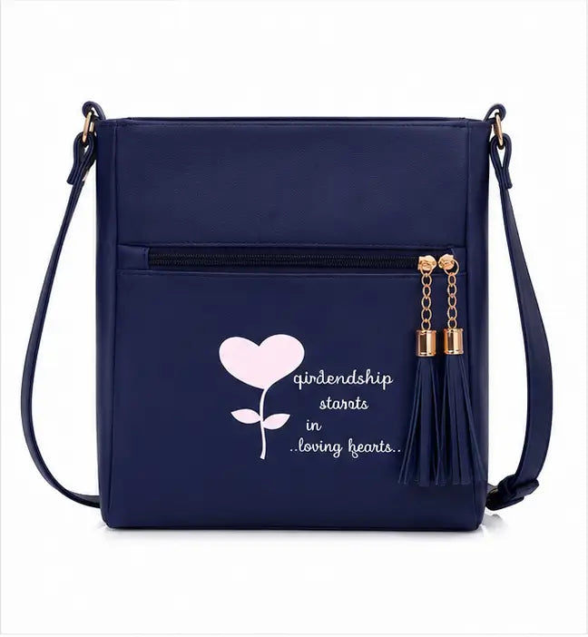 Women's Printed PU Leather Sling Bag | Stylish Crossbody Shoulder Bag for Daily Use Main image