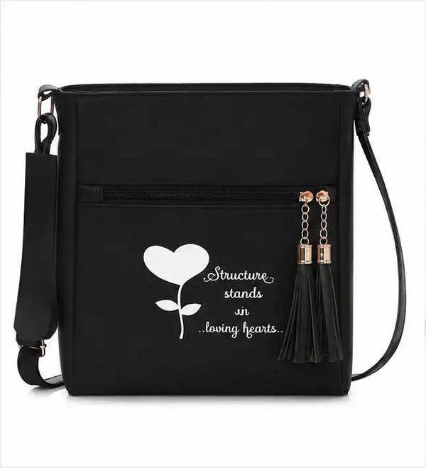 Women's Printed PU Leather Sling Bag | Stylish Crossbody Shoulder Bag for Daily Use