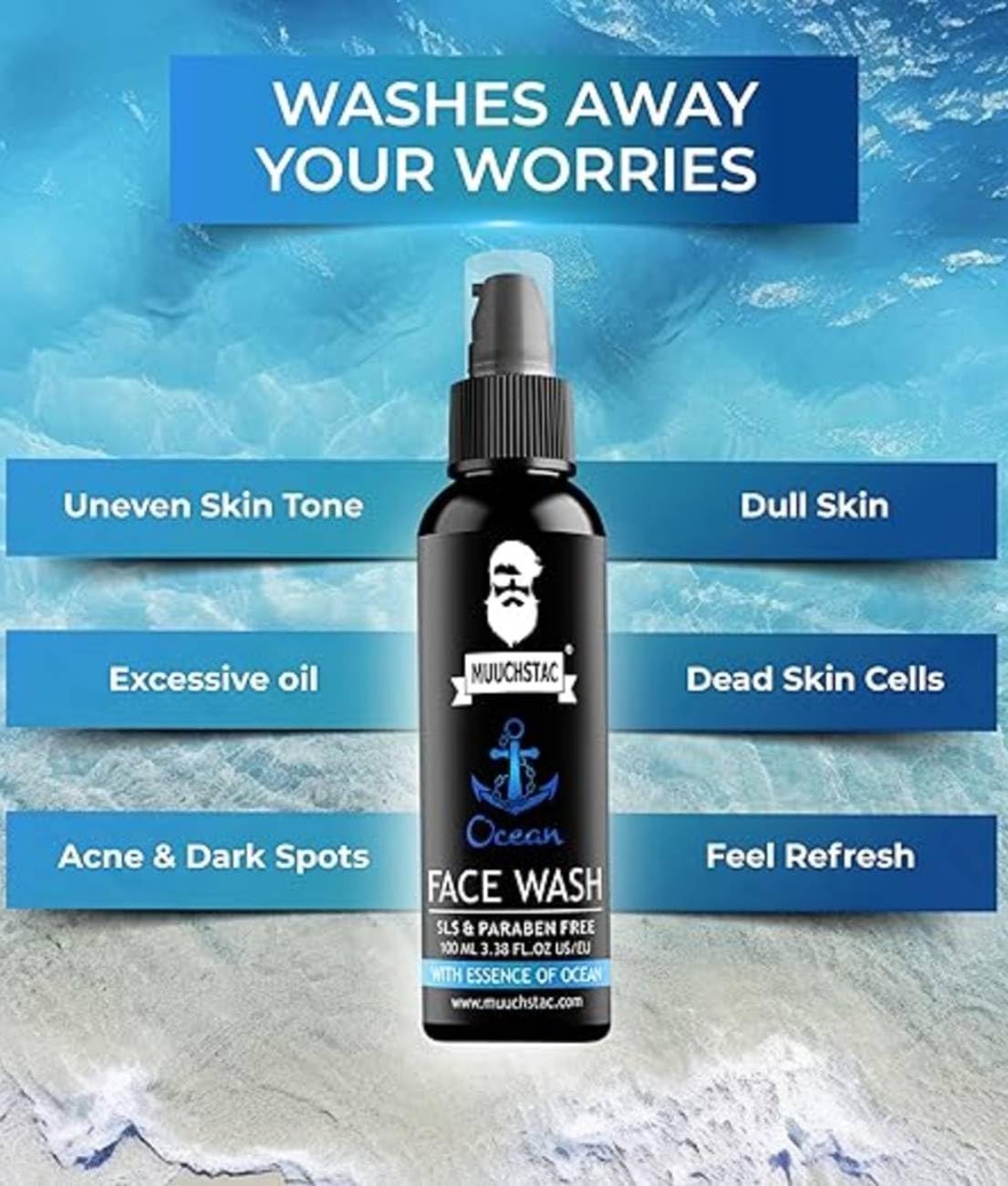 Ocean Face Wash for Men (PACK OF 1) Secondary image