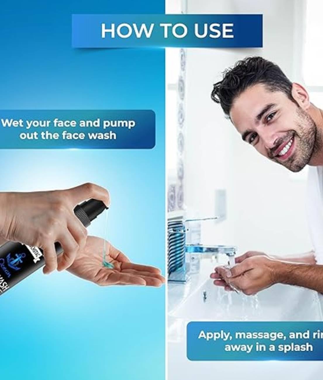 Ocean Face Wash for Men (PACK OF 2) Secondary image