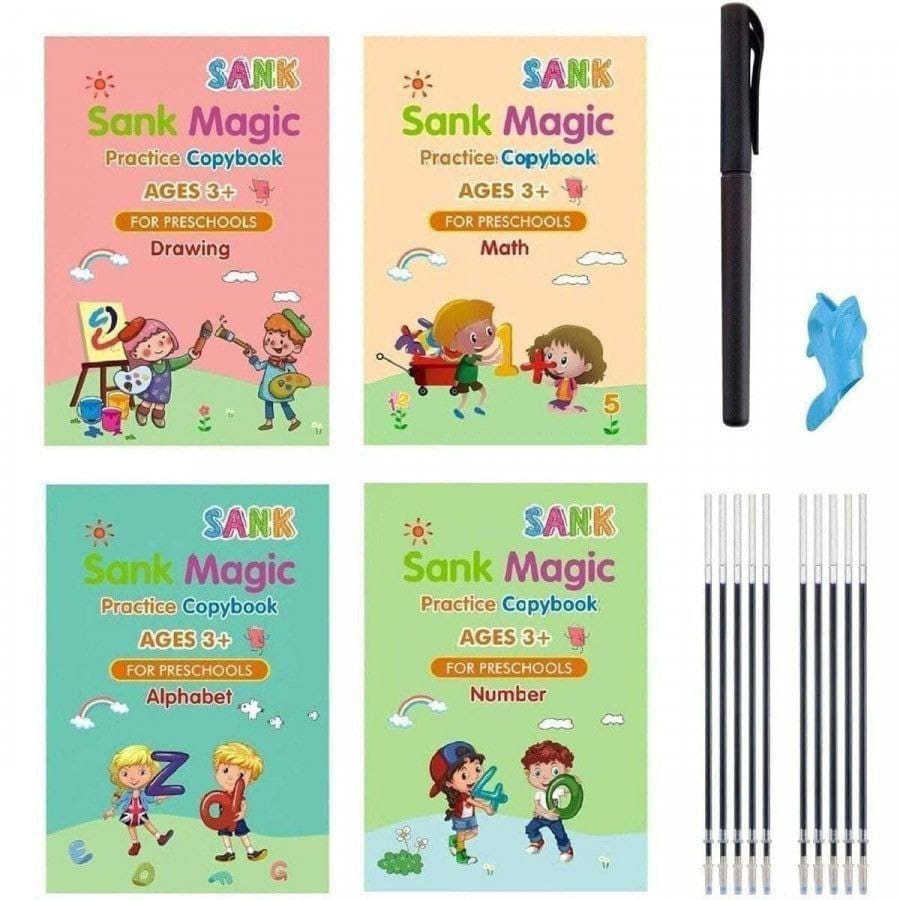 🔷Original SANK MAGIC BOOK 10 REFILL 1 pen GRIP 🌈   /  KIDS learning BOOK /shank magic book, Sank magic practice book ( 4 book + 10 refill + 1 pen + 1 grip) Secondary image
