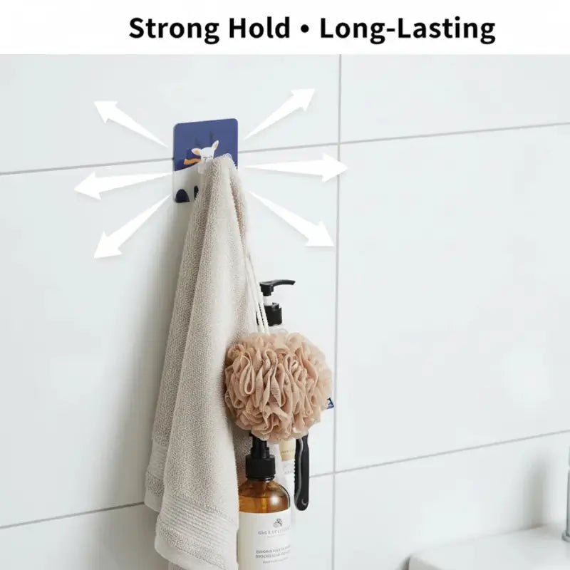 Soft Microfiber Hanging Hand Towel – Quick-Dry Kitchen & Bathroom Towel with Hanging Loop