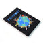 Stylish Printed Passport Holder Cover – Travel Document Organizer with World Map & Landmark Design