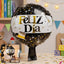 Black gold foil balloon perfect for birthday decorations