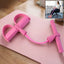 Elastic resistance pull rope with foot pedal support for full body workout