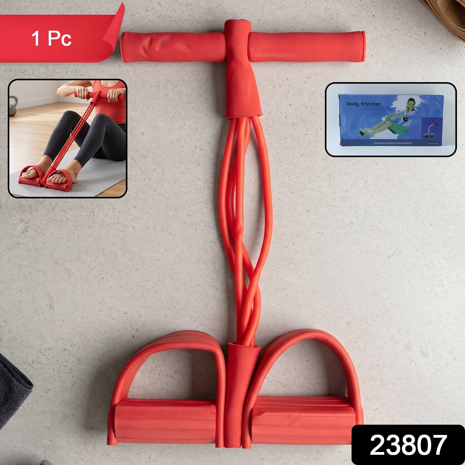Pull Rope Resistance Exerciser – Full Body Workout & Flexibility Secondary image
