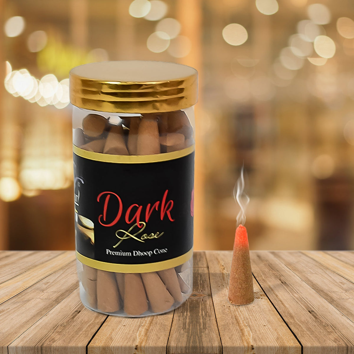Indo Glow mix flavour dhoop cones in a decorative bowl, radiating a peaceful aura. Main image