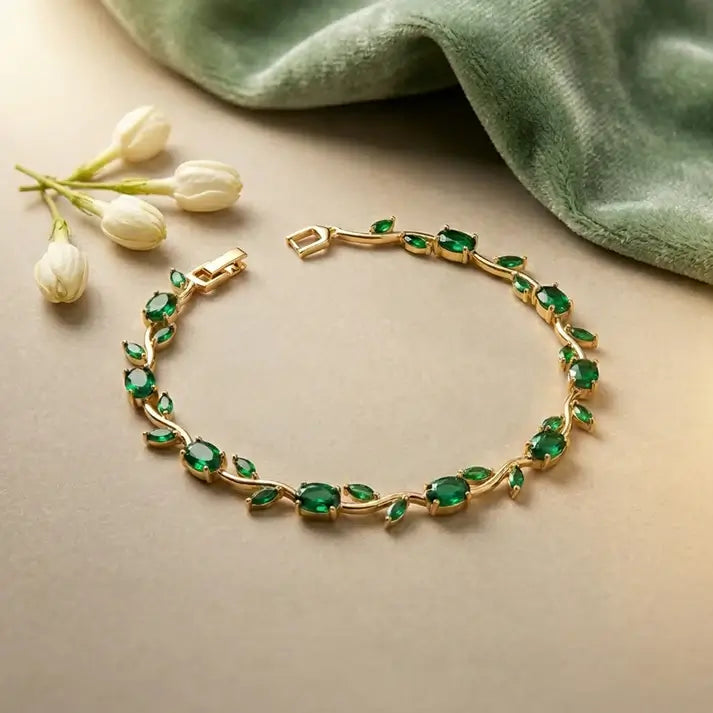 AD Stone Tulip Bracelet for Women & Girls  Bracelets