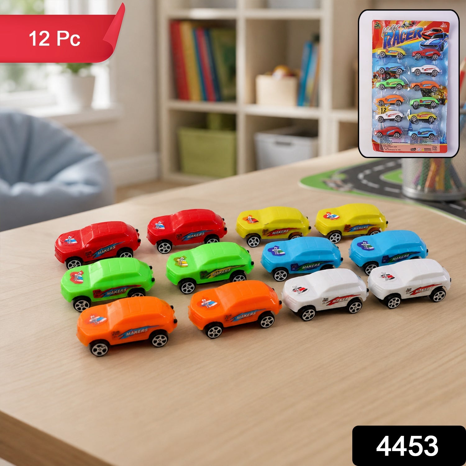 Pull-Back Toy Cars Set of 12 – Vibrant & Safe for Kids Under 3 Secondary image