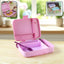 Leak Proof Lunch Box with 3 Compartments & Spoon – Portable Food Storage Box for Office, School & Travel