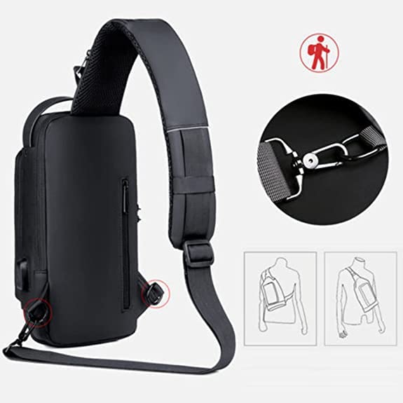 Shoulder bag with USB charging Secondary image