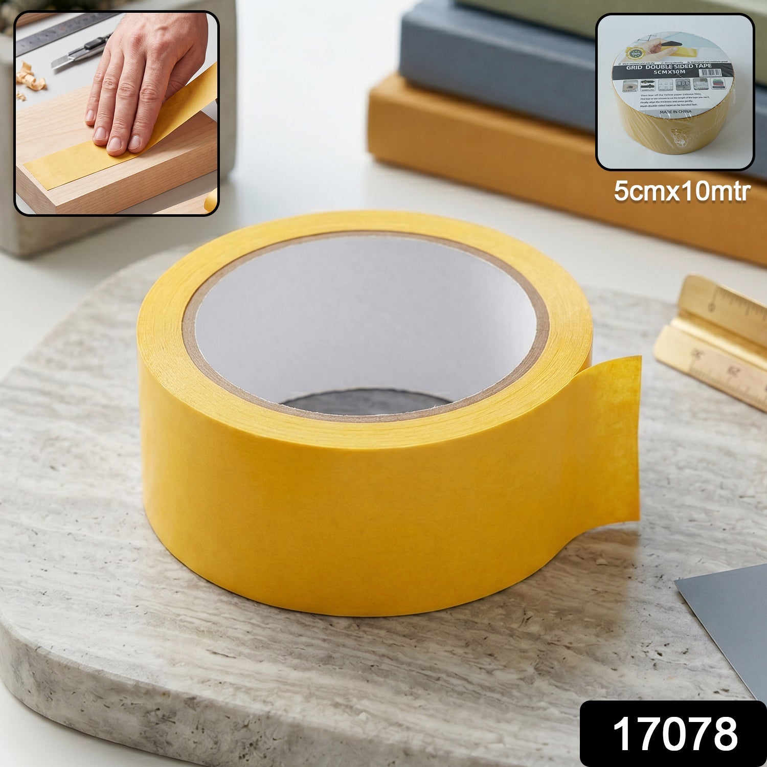 Double Sided Tape – Waterproof Transparent Mesh for Mounting Secondary image