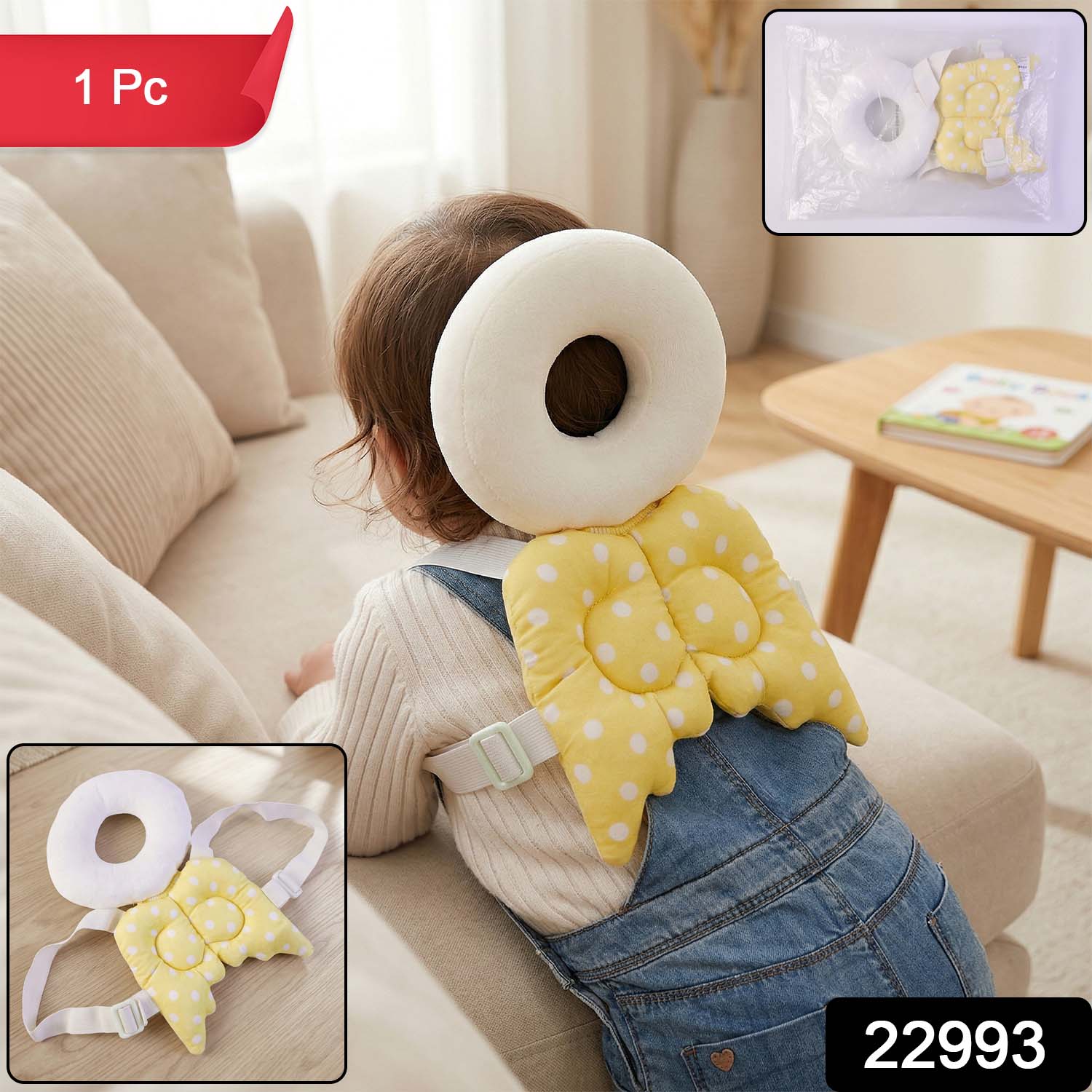 Baby Head Protector Cushion – Gentle Impact Absorption for Toddlers Secondary image