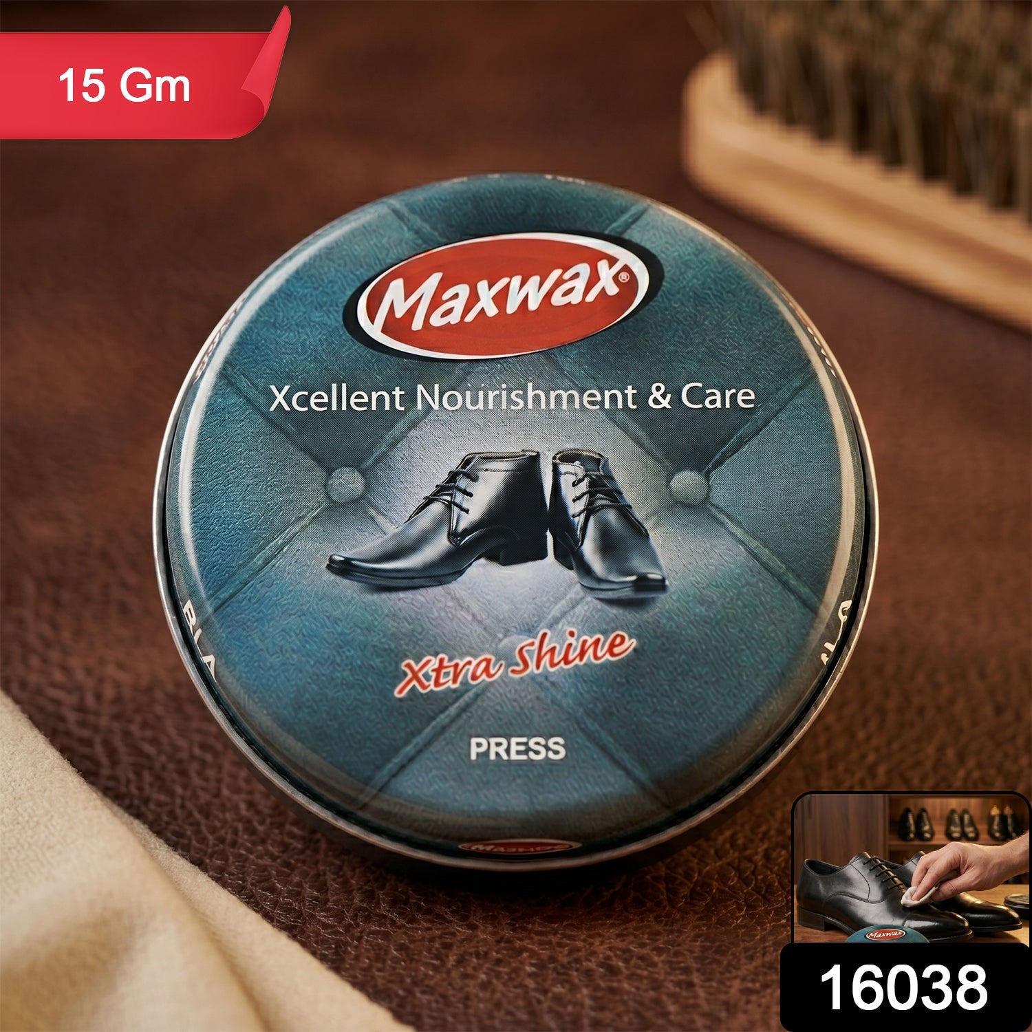 Black Shoe Polish Cream – Long-lasting Shine & Easy Application Secondary image