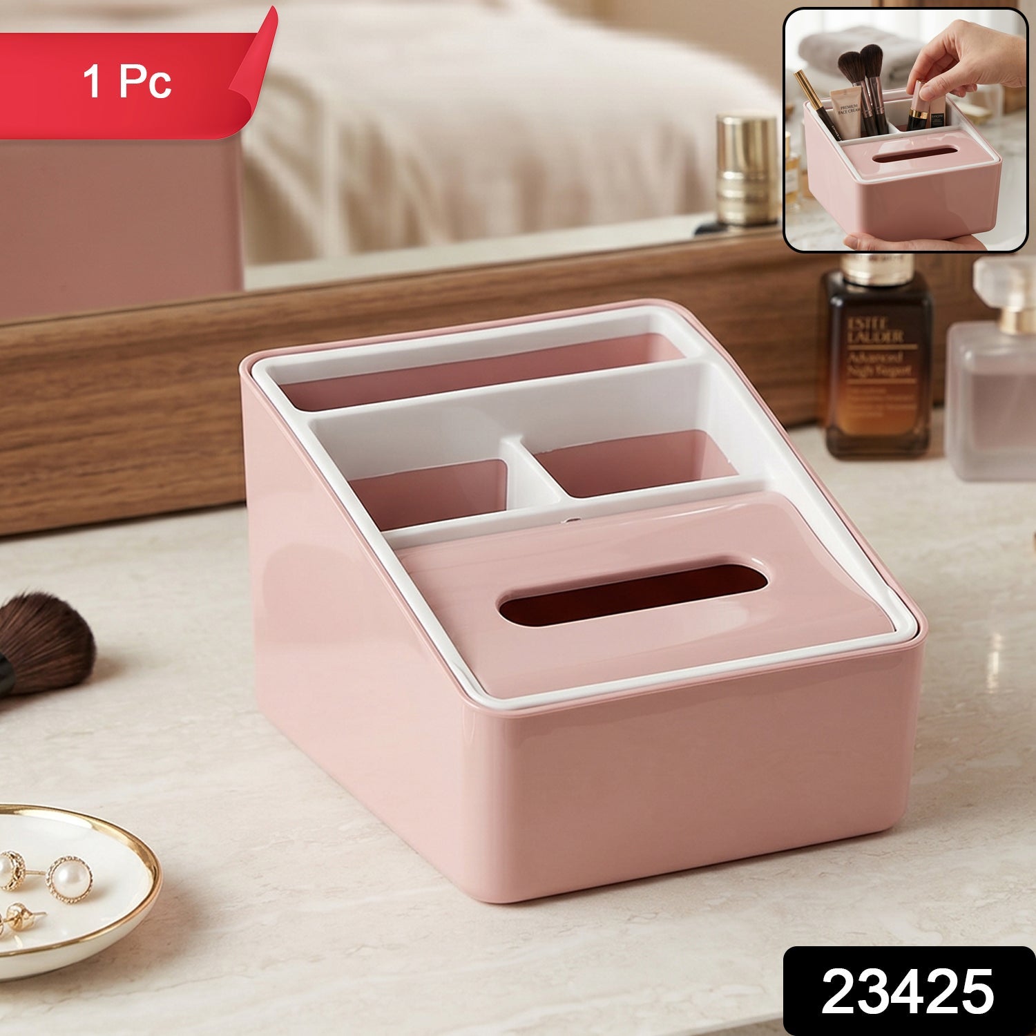 Plastic Multipurpose Storage Organizer Box – Space-Saving & Durable Secondary image