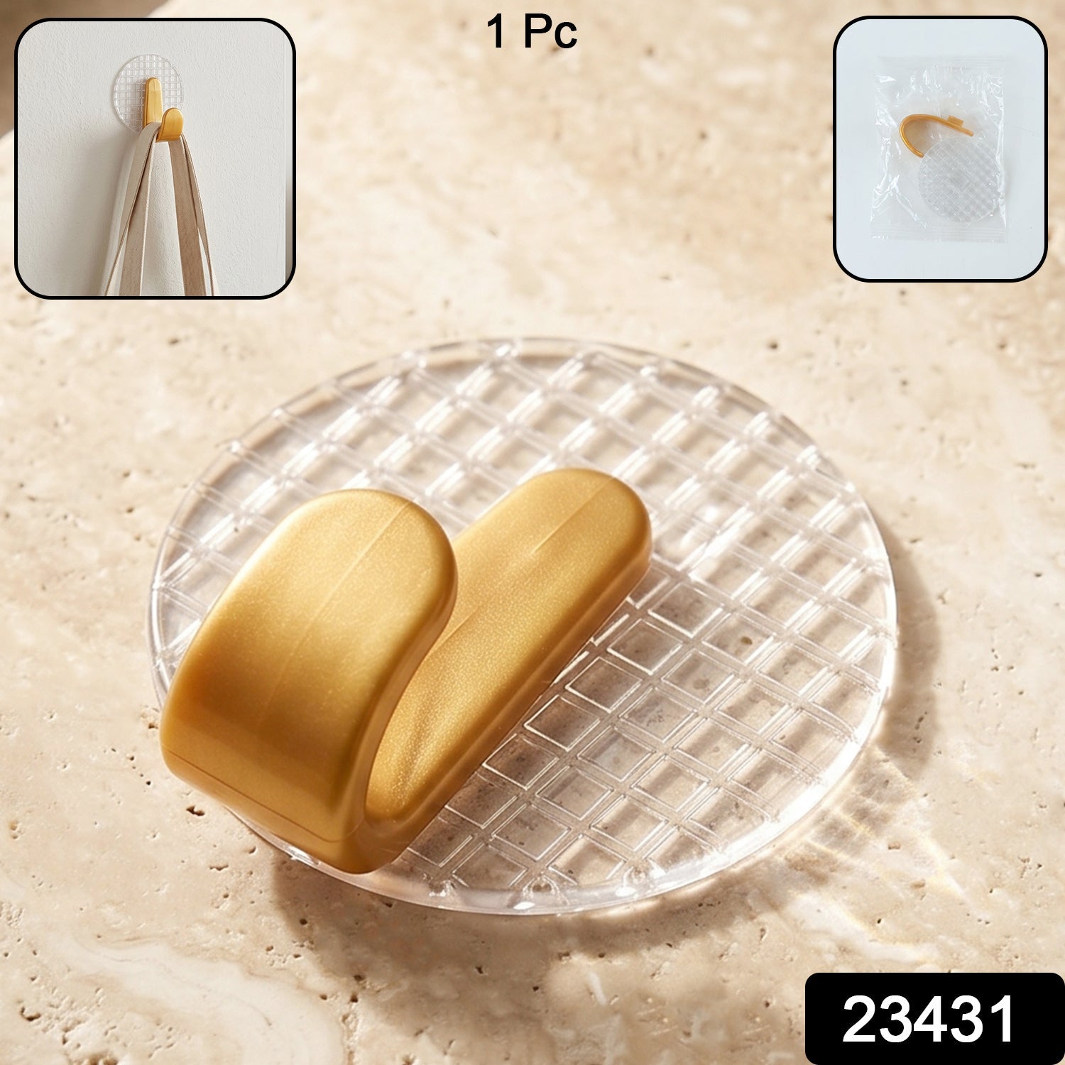 Self Adhesive Wall Hook – Strong, Waterproof, No Drill Needed Secondary image