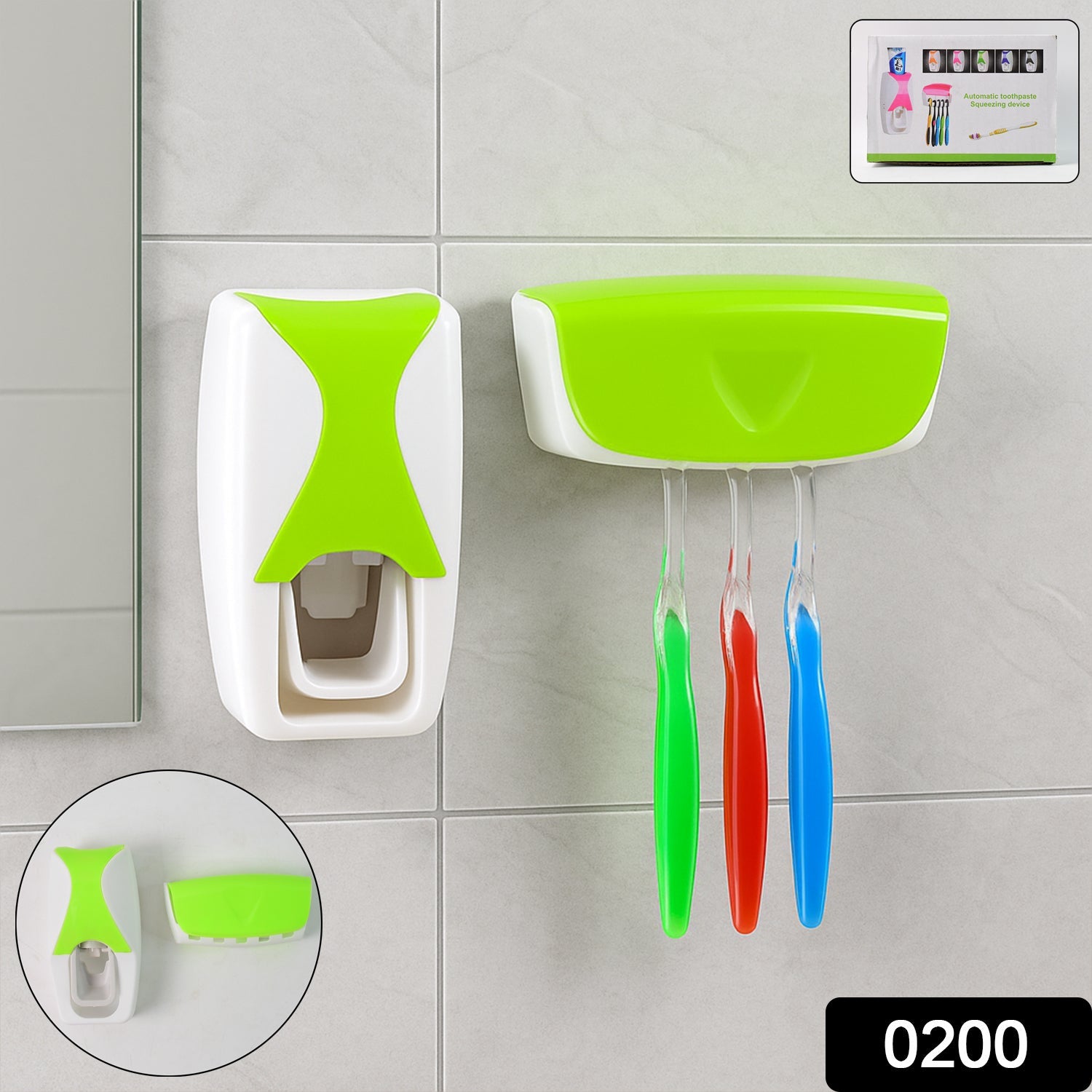Automatic Toothpaste Dispenser – Wall Mount | BrushedUp Secondary image