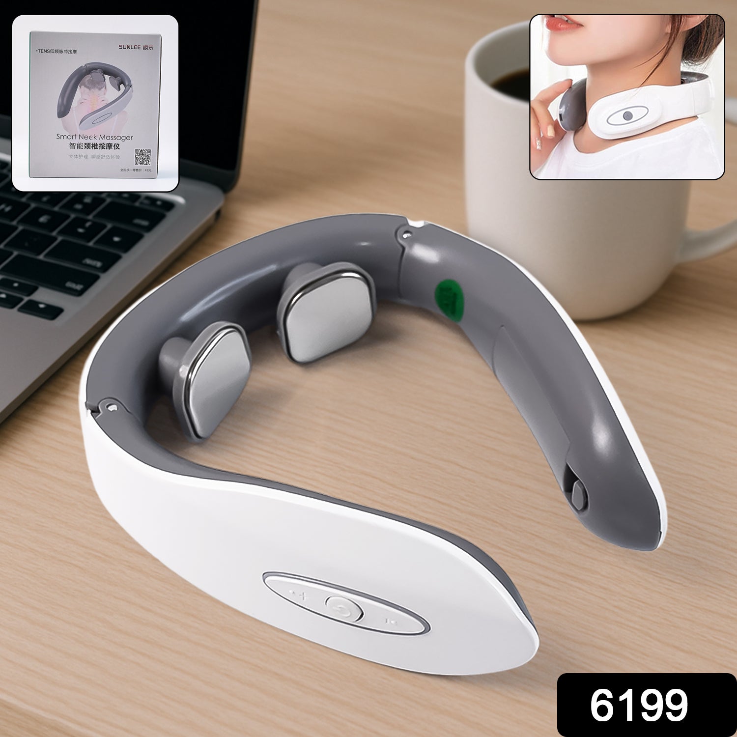 Electric Neck Massager – Deep Tissue Pain Relief | Indo Glow Secondary image