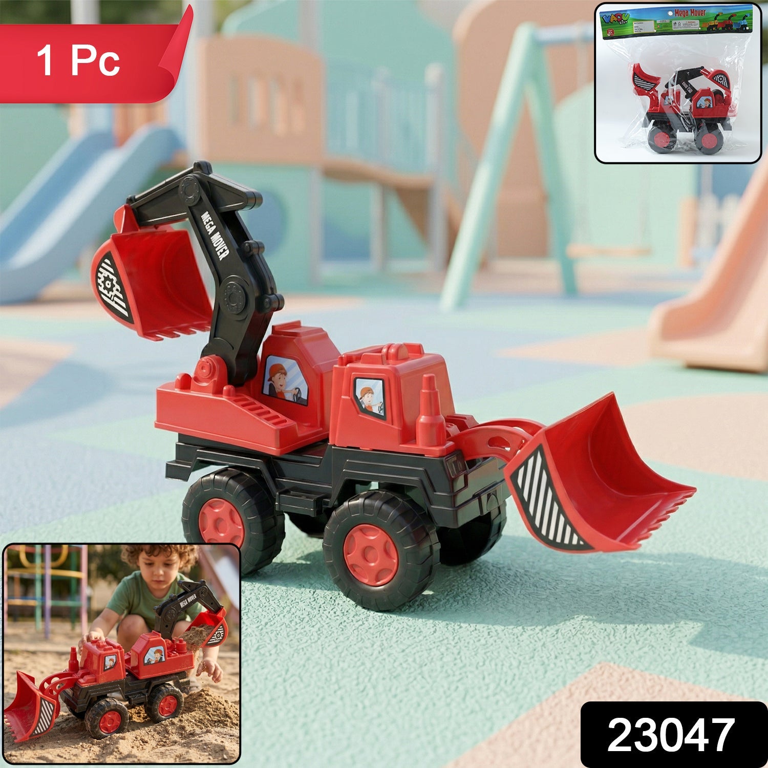 Construction Excavator Toy Truck – Realistic Design & Heavy-Duty Build Secondary image
