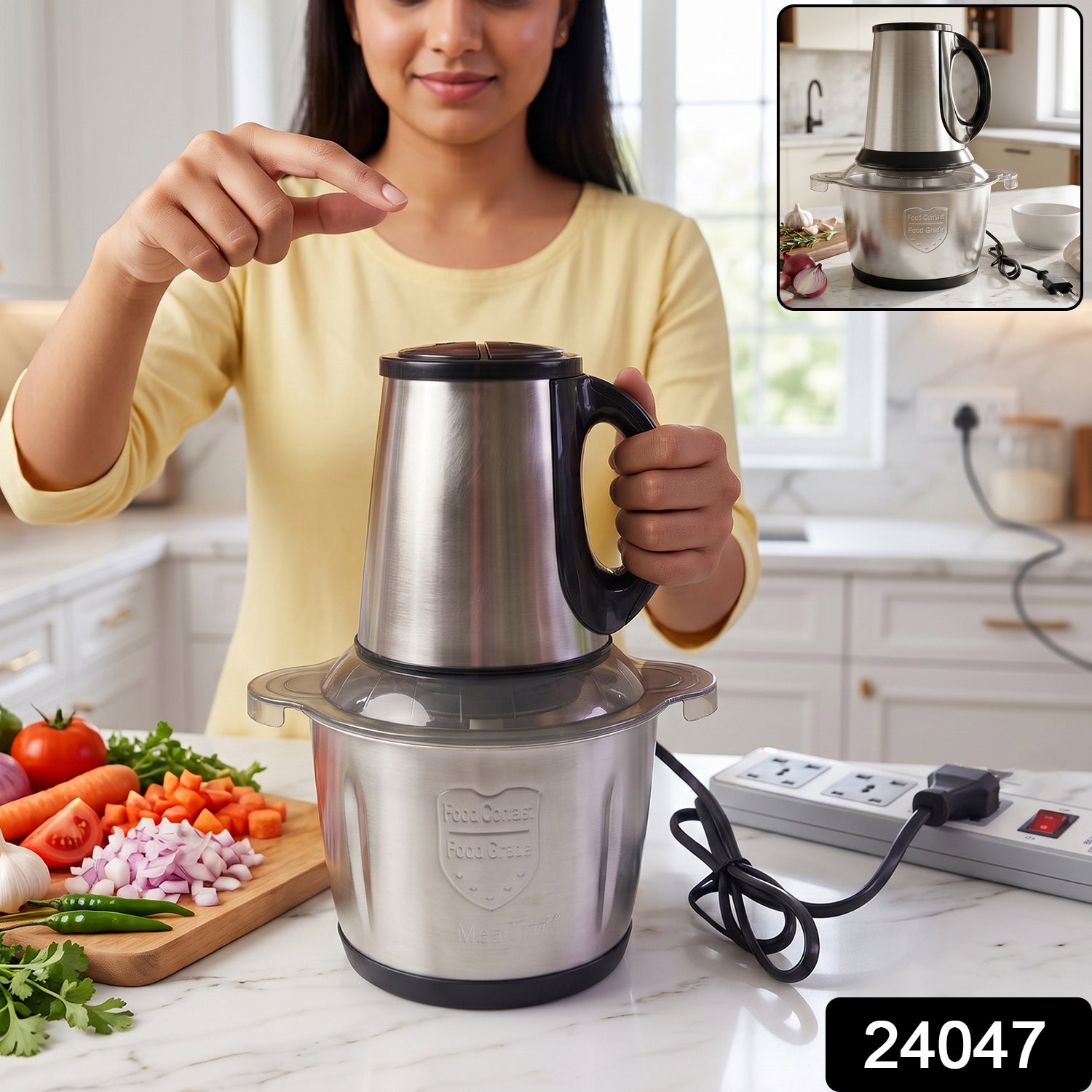 Electric Food Processor – 2 Litre Capacity for Easy Cooking Secondary image