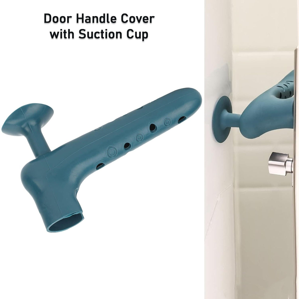 Silicone suction cup door handle cover Main image