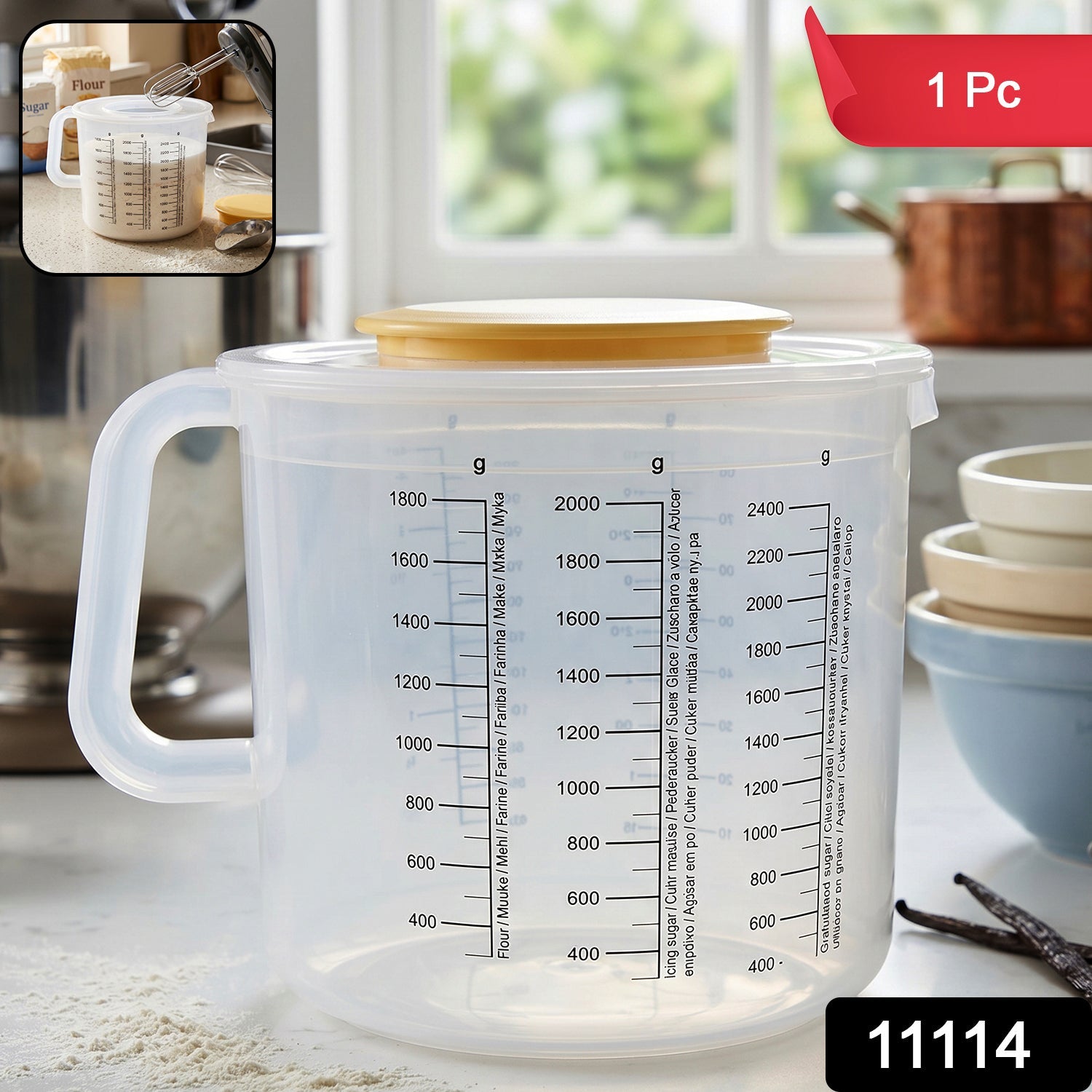 Plastic Measurement Storage Box – Large Capacity & Secure Lid Secondary image