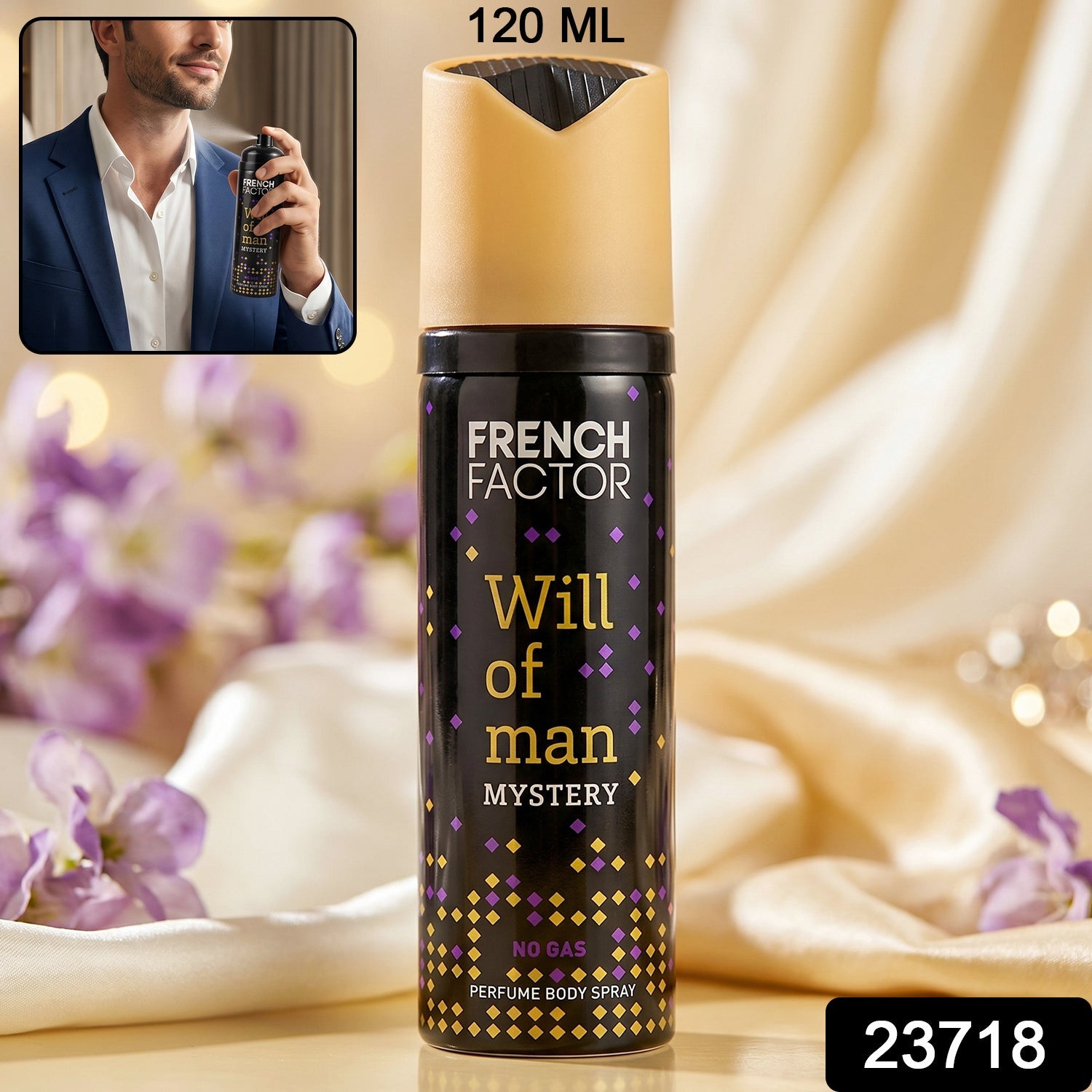 Body Spray for Men – Long-lasting, No Gas Formula for Freshness Secondary image