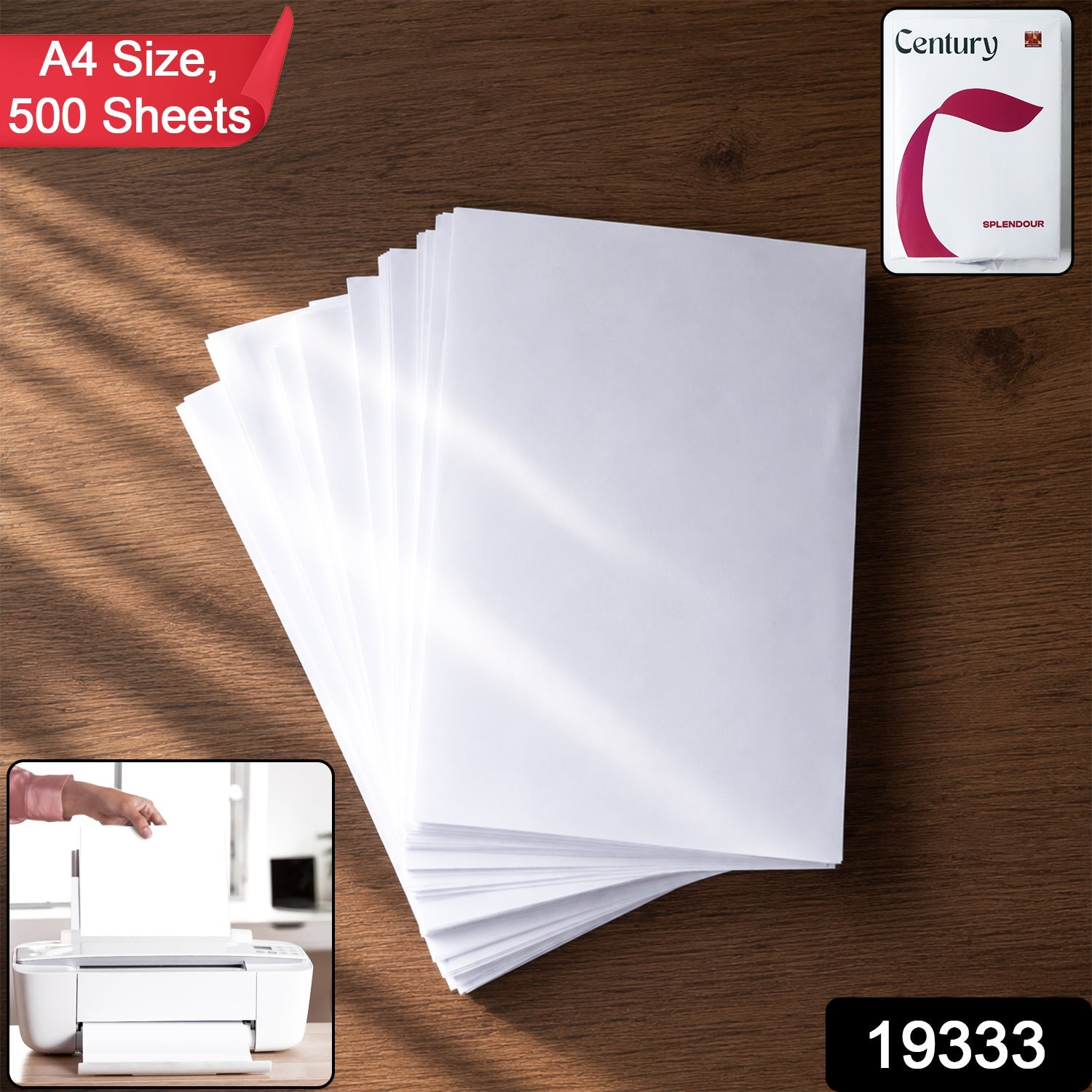 A4 Copier Paper – 500 Sheets of 70 GSM Bright White Paper Secondary image