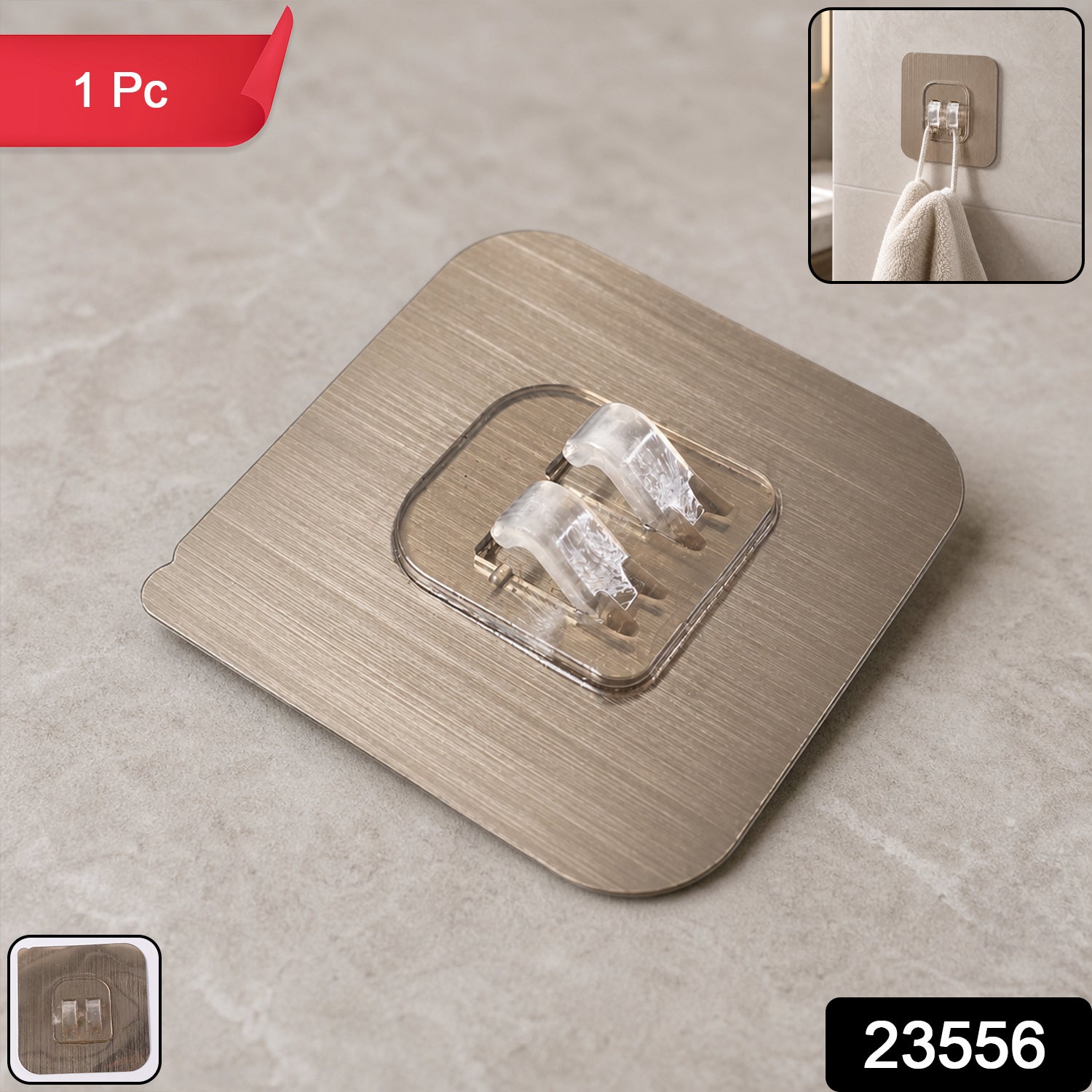 Adhesive Plastic Wall Hook – Strong Hold & Easy Installation Secondary image