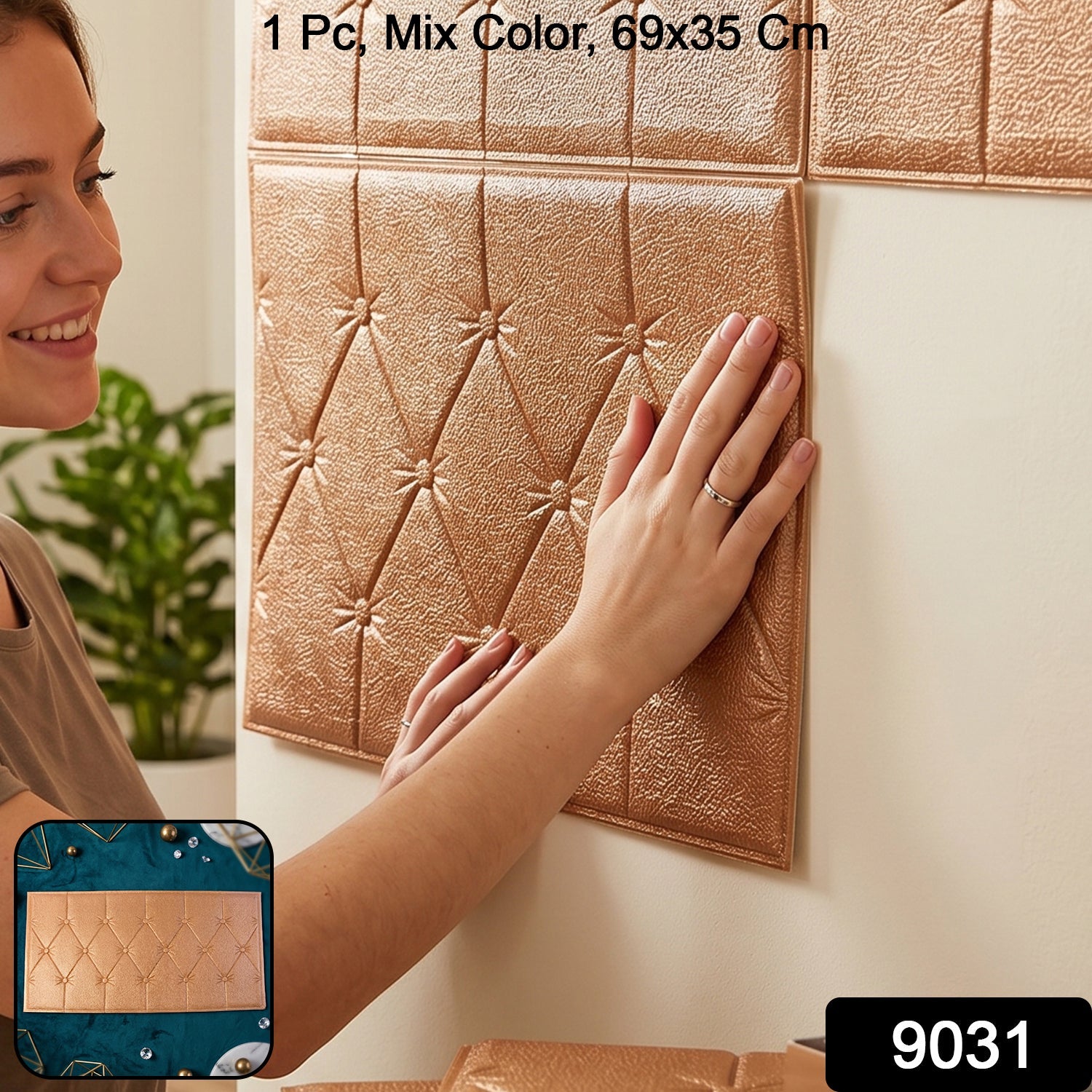 3D Self-Adhesive Wallpaper – Peel & Stick Decor | Styleva India Secondary image