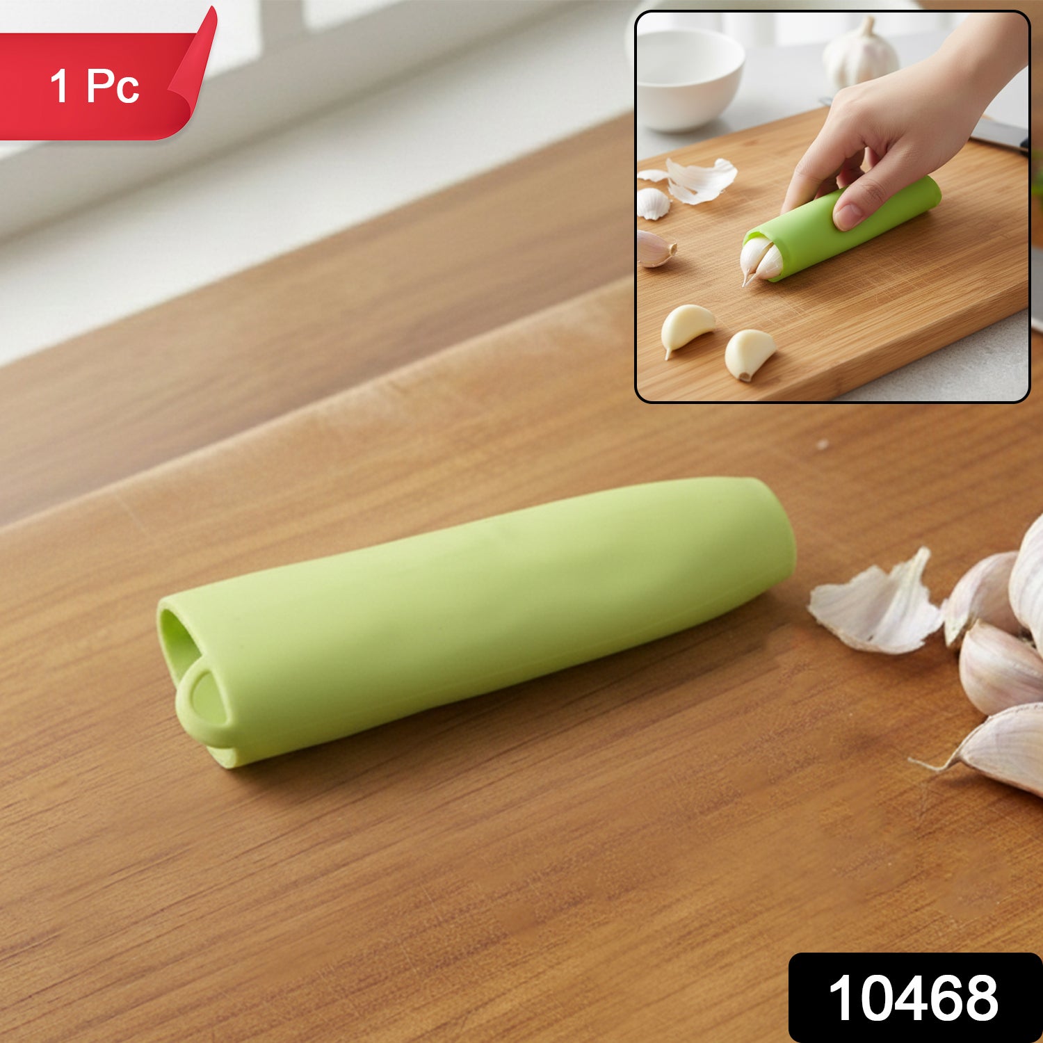 Silicone Garlic Peeler Tube – Mess-Free & Easy Garlic Skin Remover Secondary image