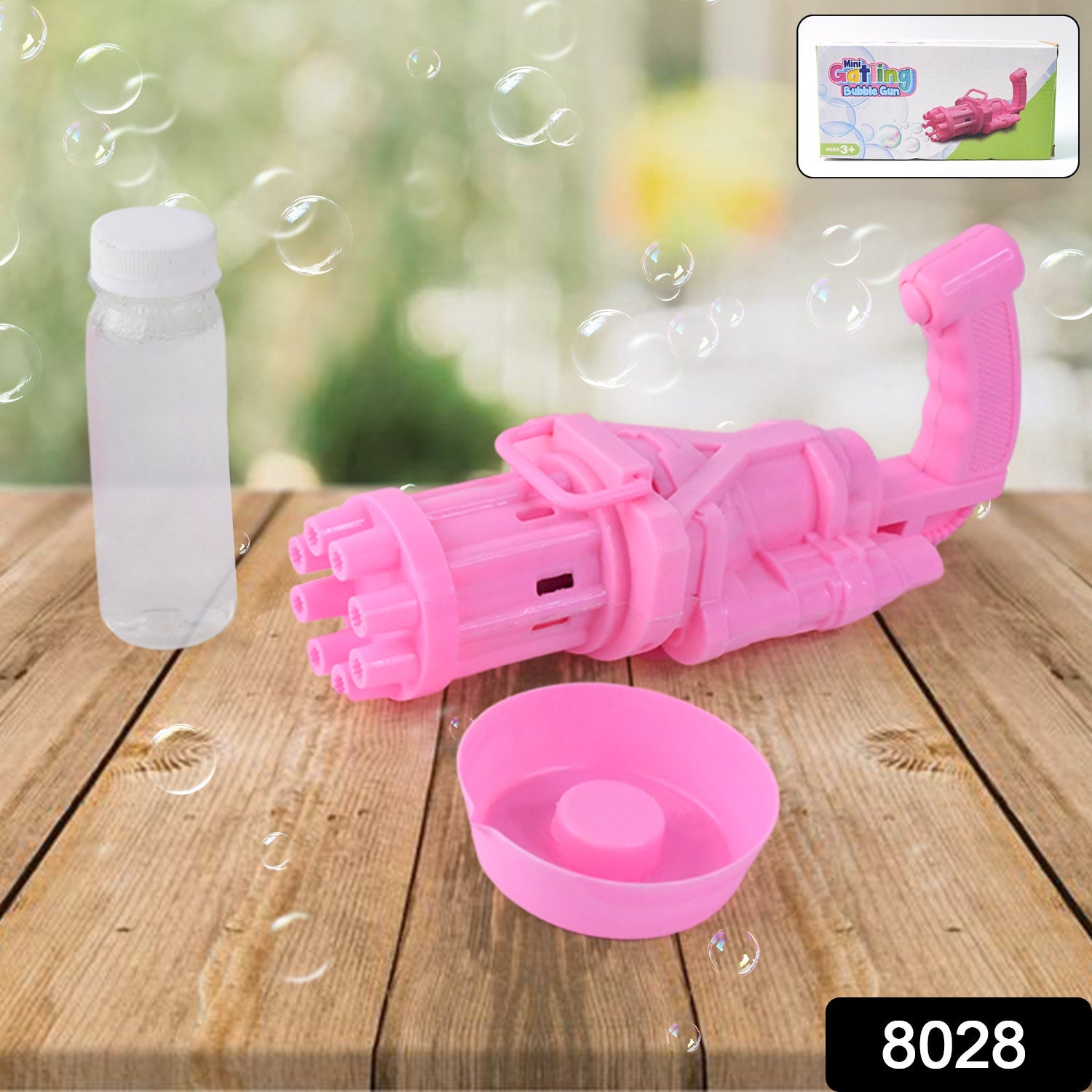 Bubble Gun Toy – 8-Hole Automatic Bubble Maker | Play & Move Secondary image