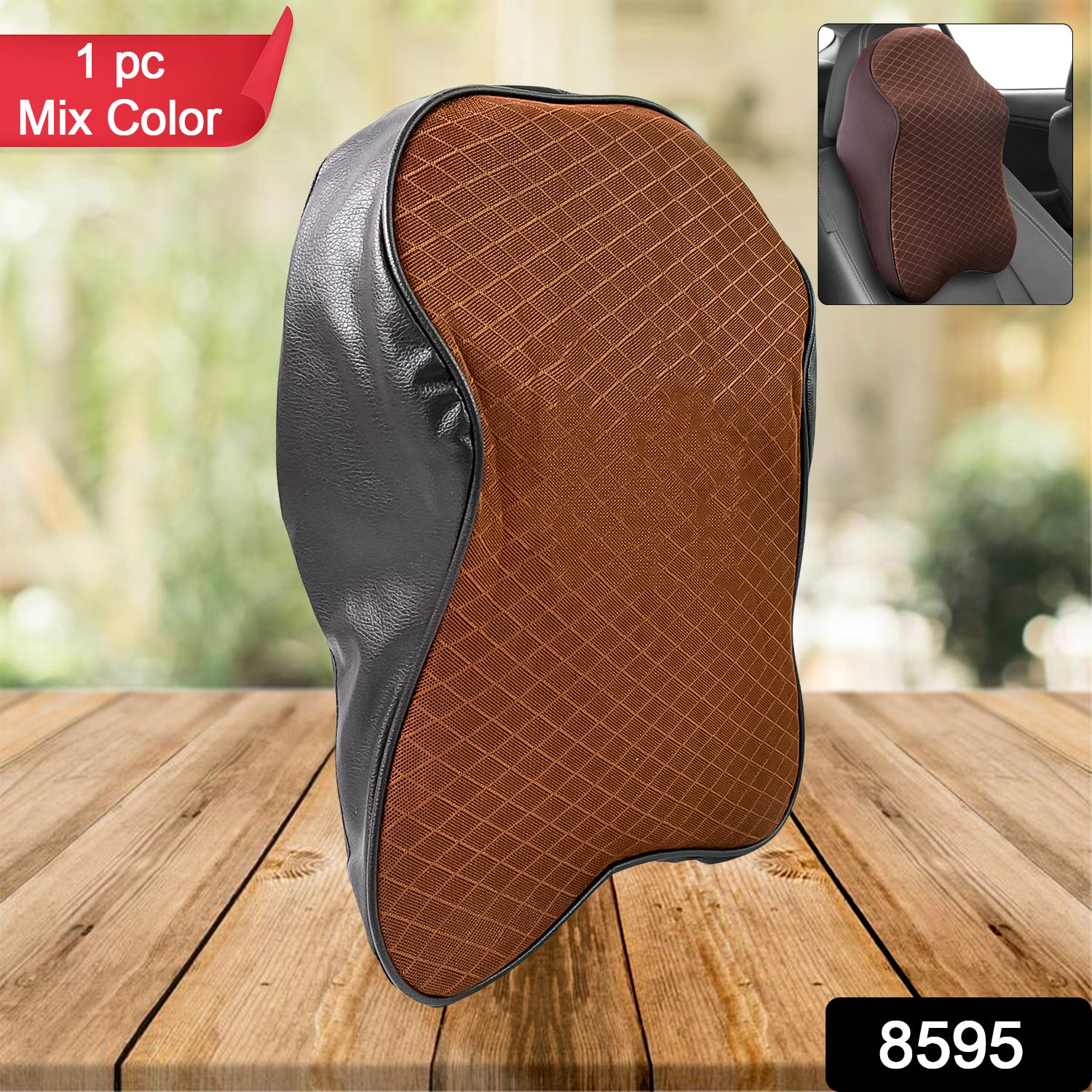 Memory Foam Car Neck Pillow – Ergonomic Support for Driving | Velvet Wheels Secondary image