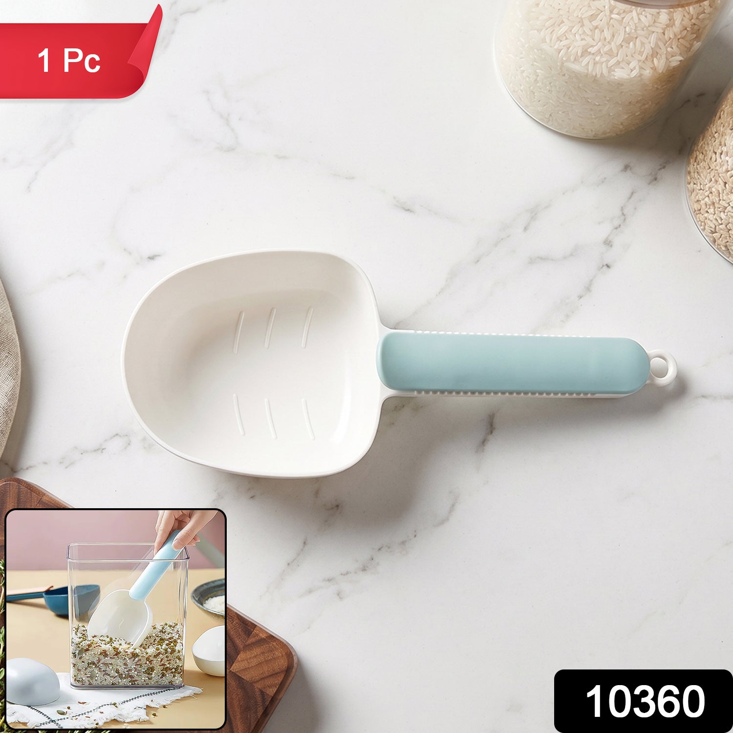 Plastic Measuring Spoon – Multi-Purpose Flour & Rice Scoop | Styleva Secondary image