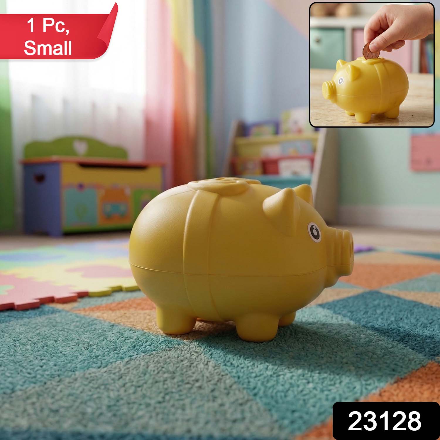 Piggy Bank – Cute Kids’ Coin Savings Box for Learning Secondary image