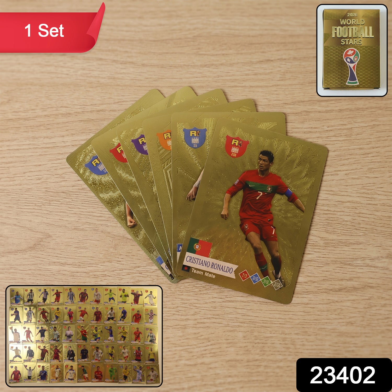 Football Trading Cards Set – Premium Collectible for Fans and Enthusiasts Secondary image