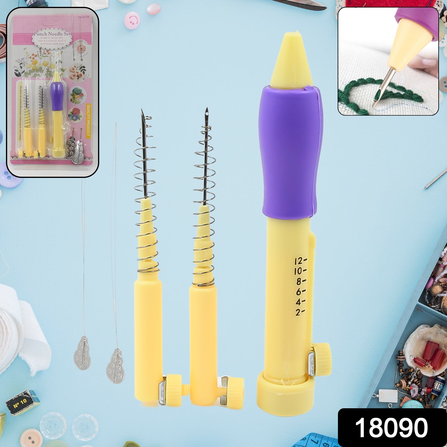 Punch Needle Set – DIY Embroidery Craft Kit for Beginners | Craftily Secondary image