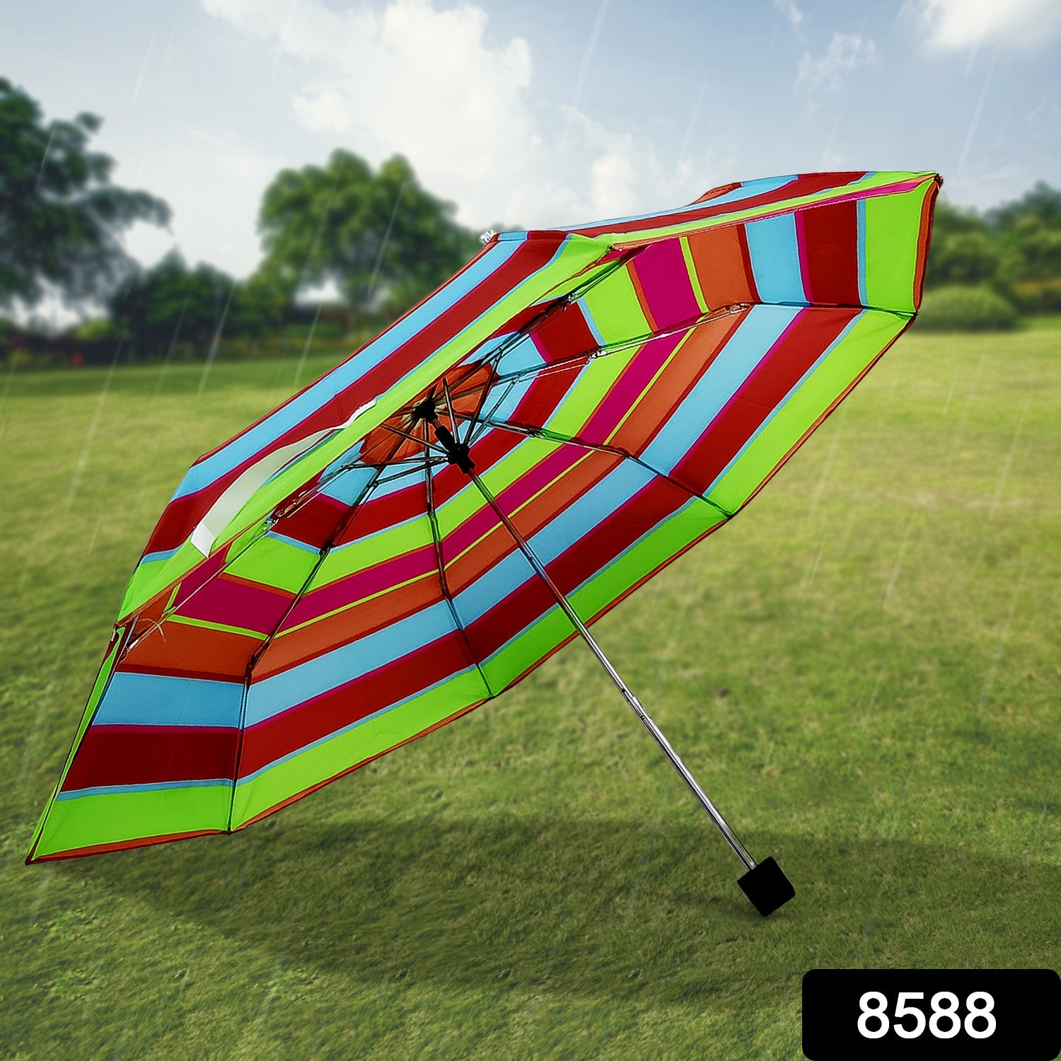 3-Fold Foldable Umbrella – UV & Rain Protection for Travel Secondary image