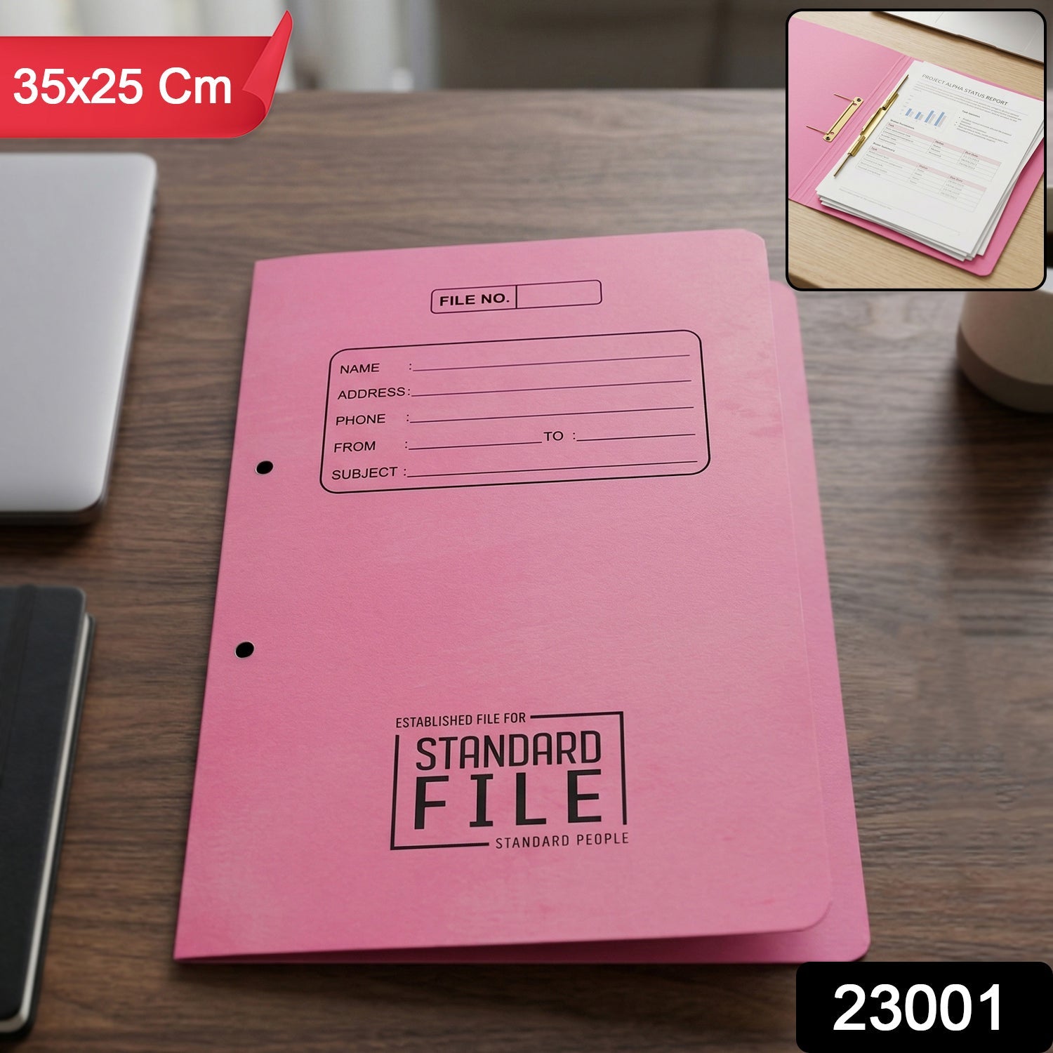 Premium Spring File Folder – Heavy Duty A4 Document Organizer Secondary image