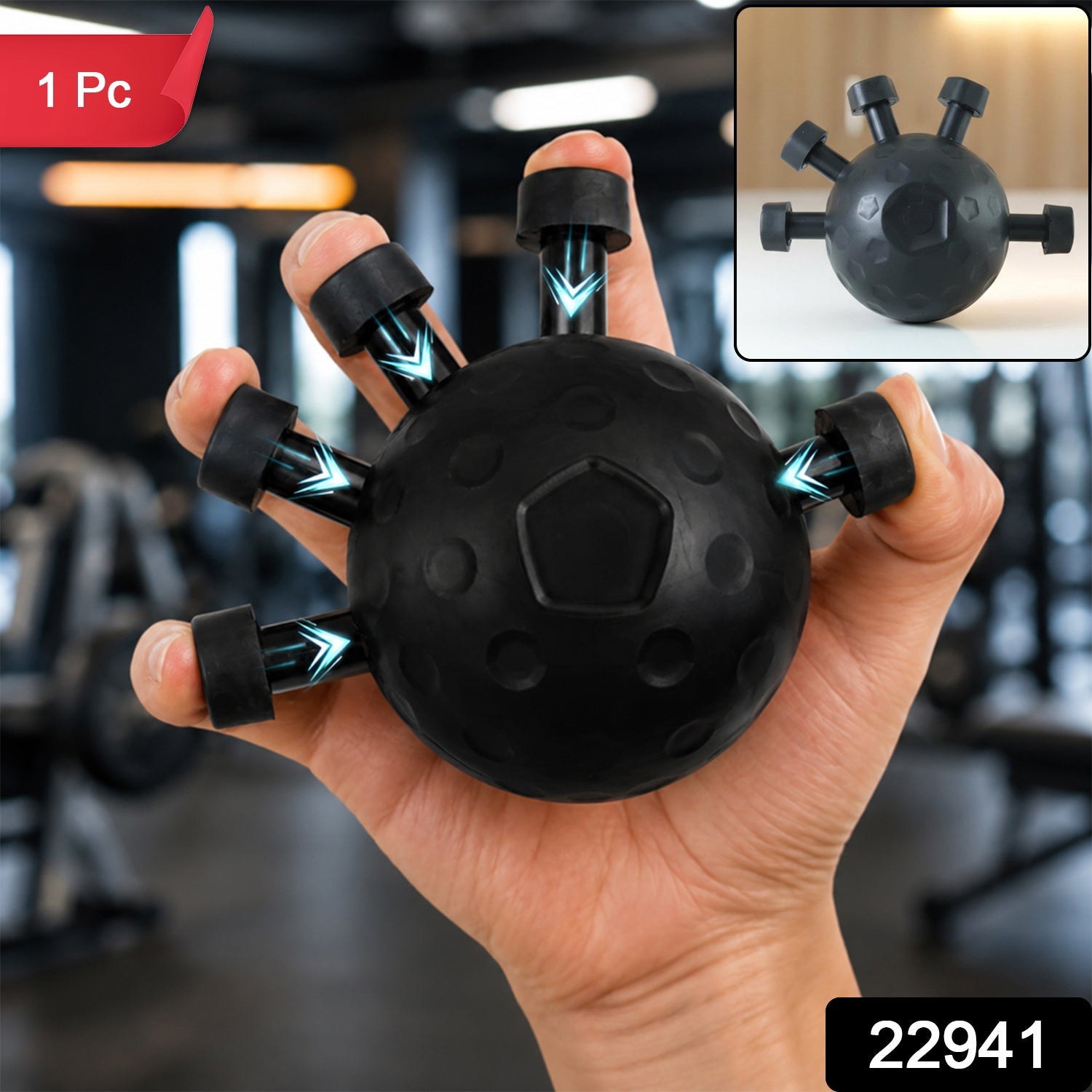 Eagle Claw Finger Gripper, Hand Grip Strength and Wrist Exerciser Ball (1 Pc) Secondary image