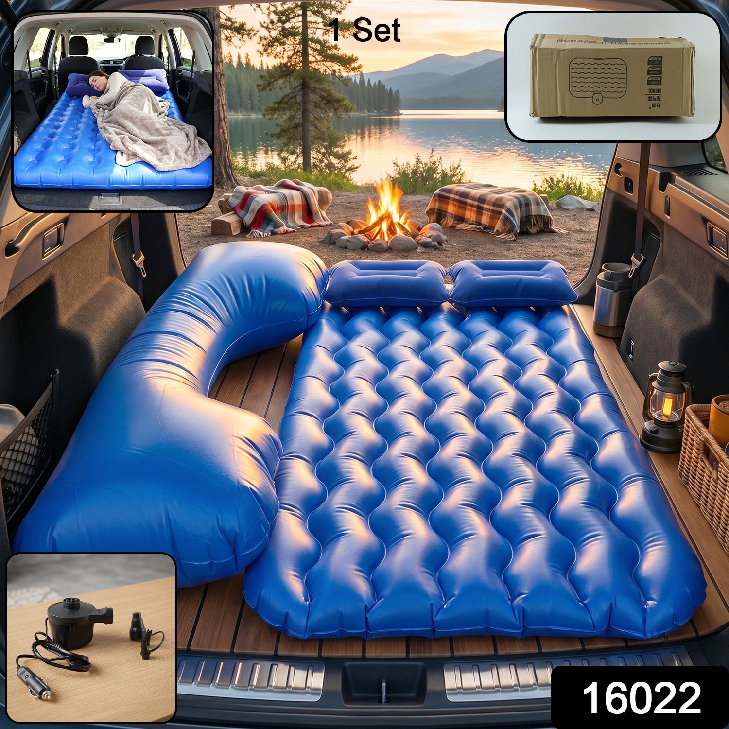 Car Air Mattress Bed Set – Portable Comfort for Travel & Camping, Car Sofa Secondary image