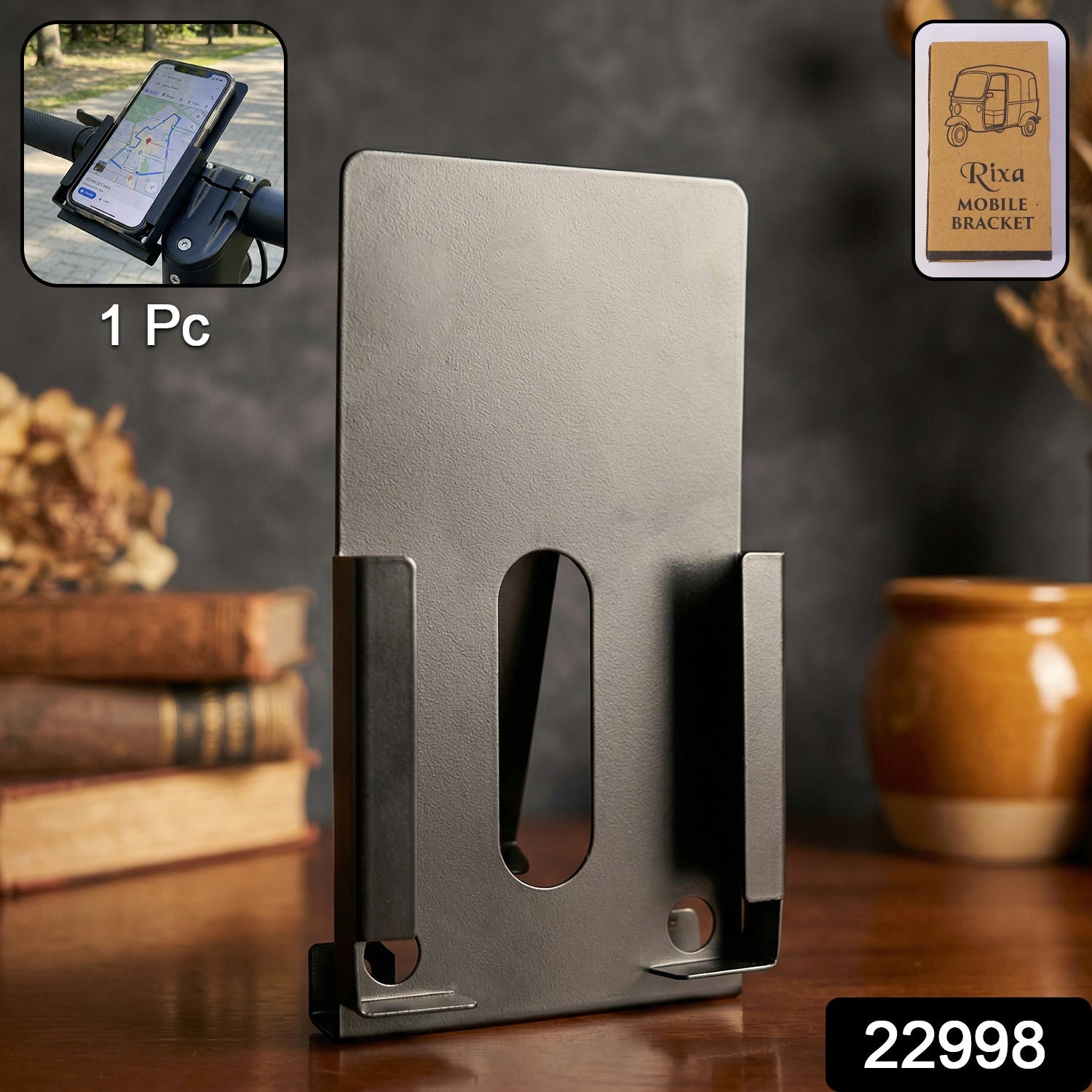 Auto Rickshaw Mobile Holder – Secure & Adjustable Dashboard Mount Secondary image