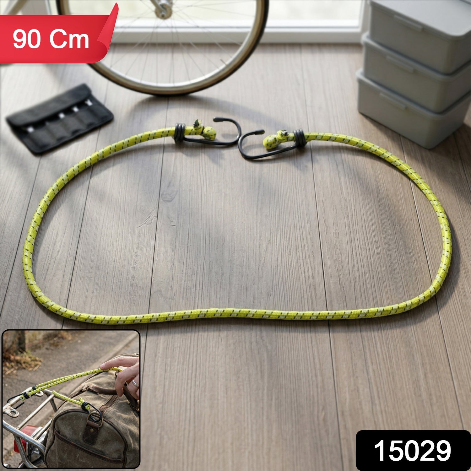 Elastic Bungee Cord – Heavy Duty 90 cm for Secure Tying Secondary image