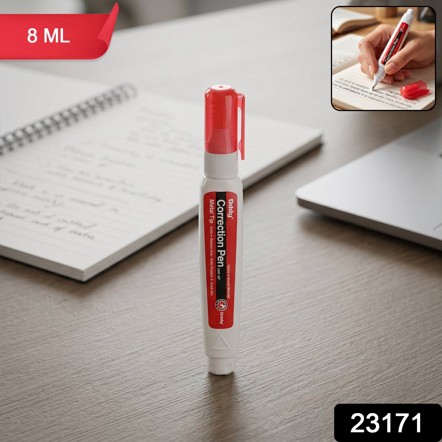 Correction Pen – Precise, Quick-Dry & Mess-Free for Clear Writing Secondary image