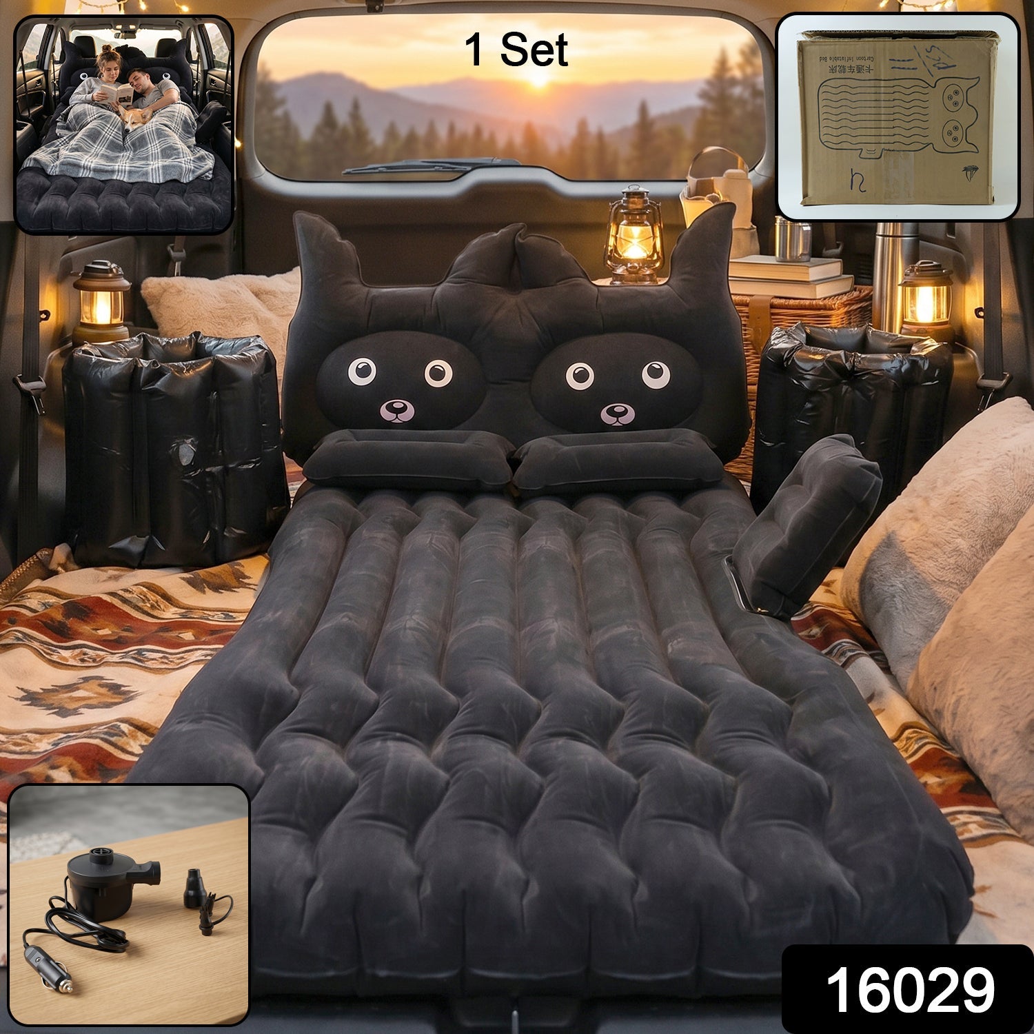 Car Air Mattress Set – Comfortable Travel Bed with Easy Inflation, Car Sofa Secondary image