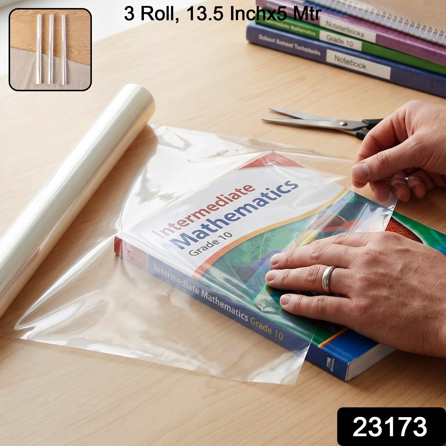 Book Cover Roll – Transparent Protective Film for School & Office Secondary image