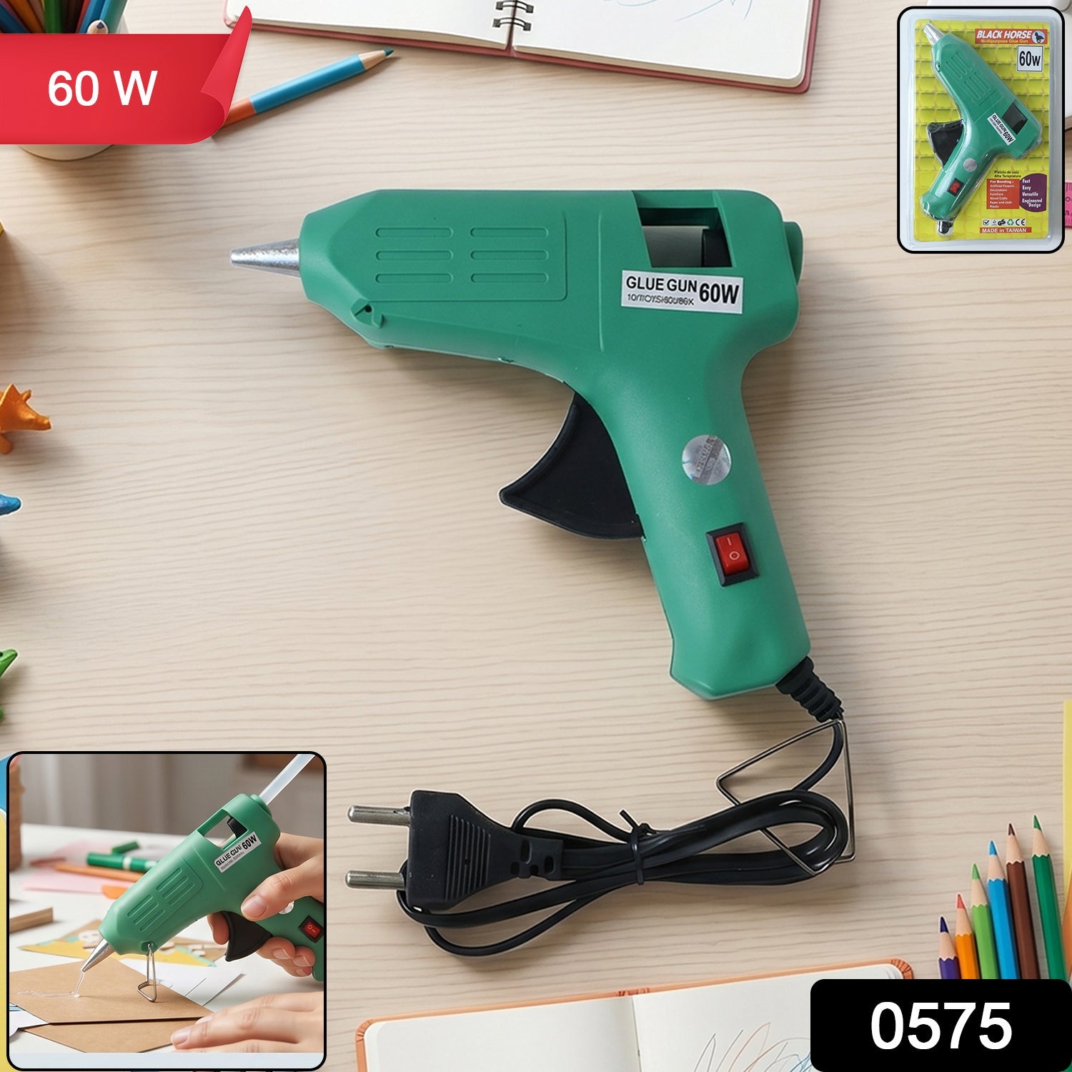 60 Watt Hot Melt Glue Gun – Versatile Crafts & DIY Tool Secondary image