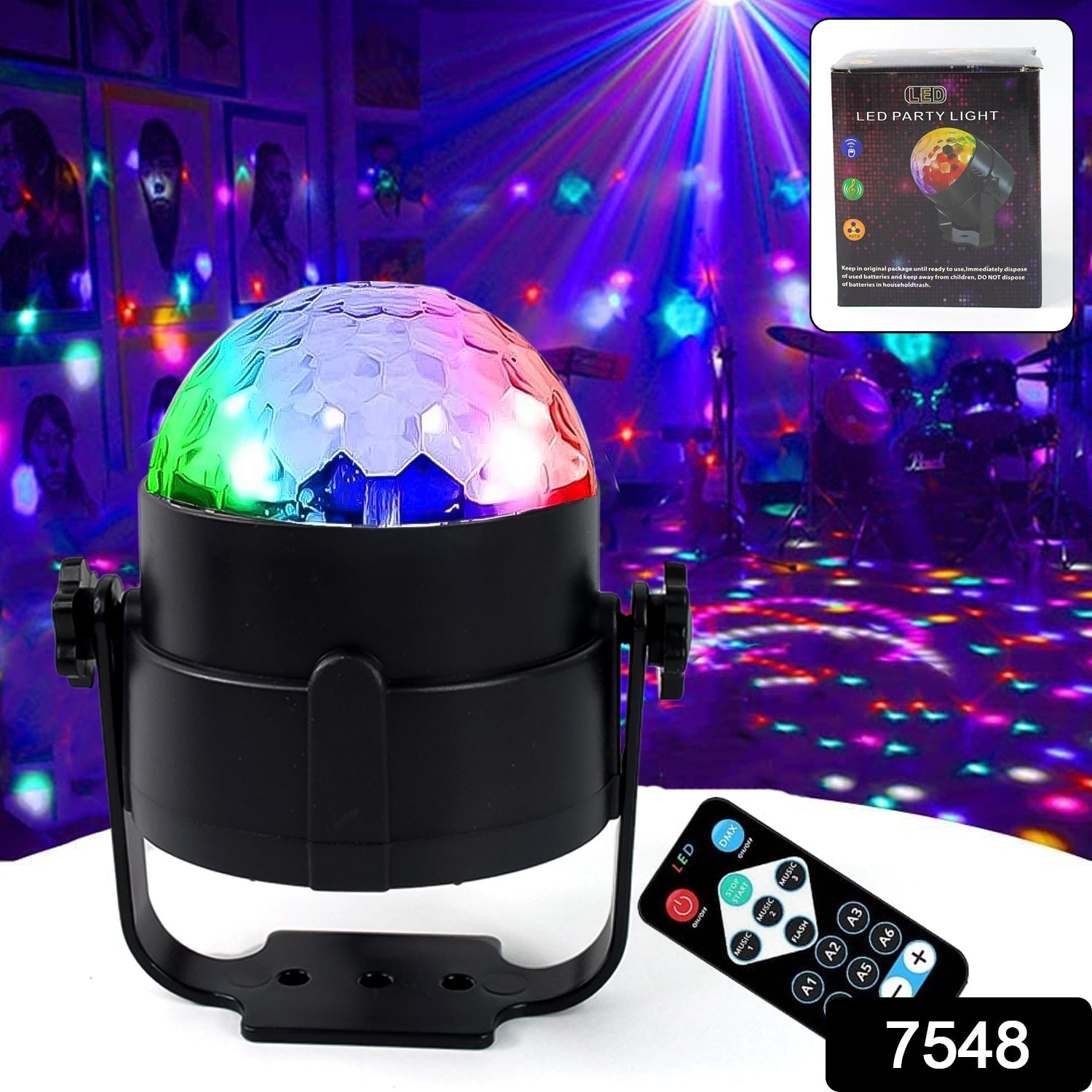 Disco Ball Light – USB DJ Stage Lamp for Parties | Indo Glow Secondary image