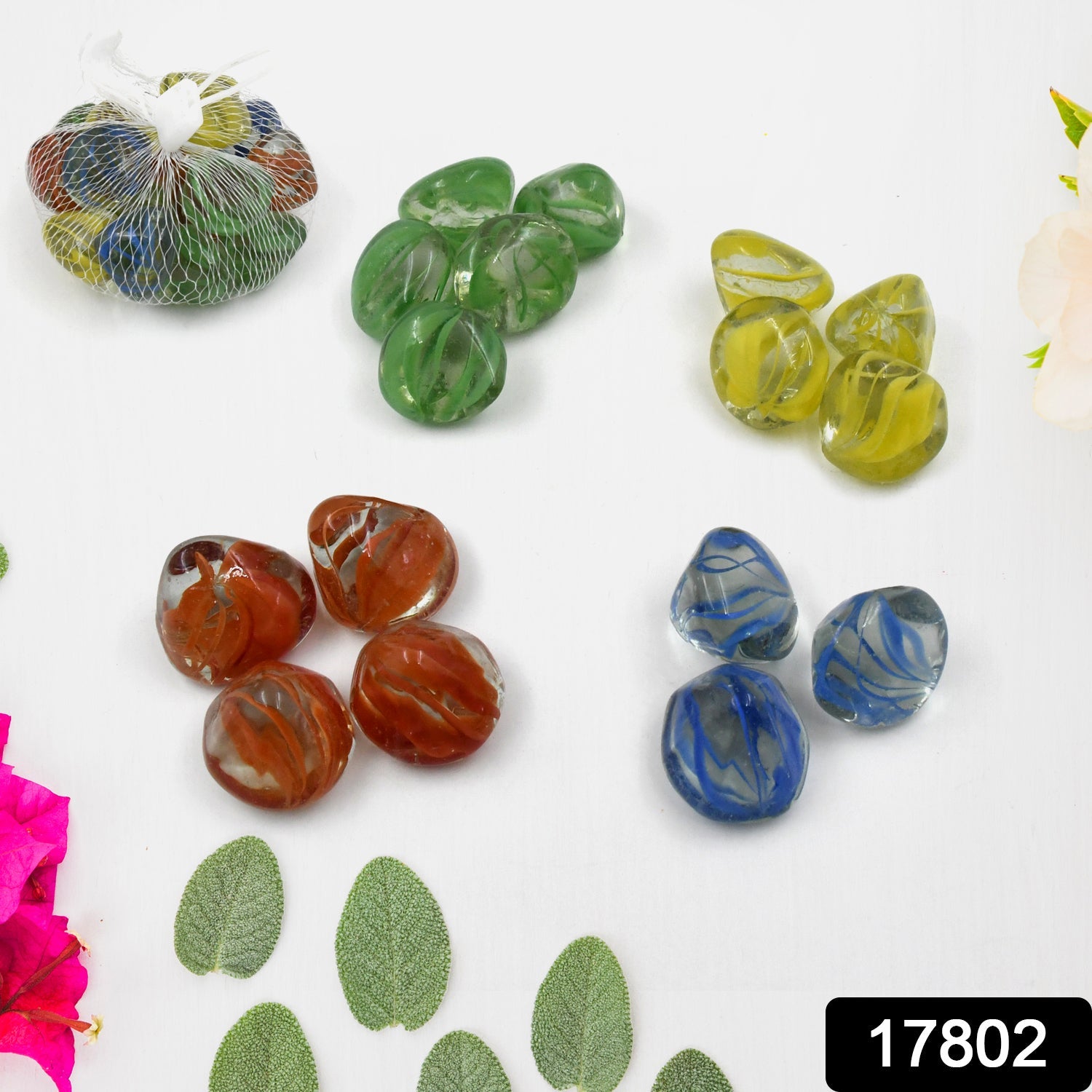 Decorative Garden Stones – Multi-Color Glow-in-Dark Pebbles | Secondary image